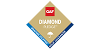 GAF Diamond Pledge logo image