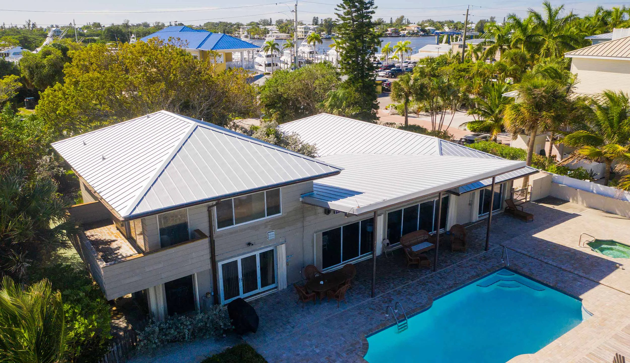 metal roof shoreline